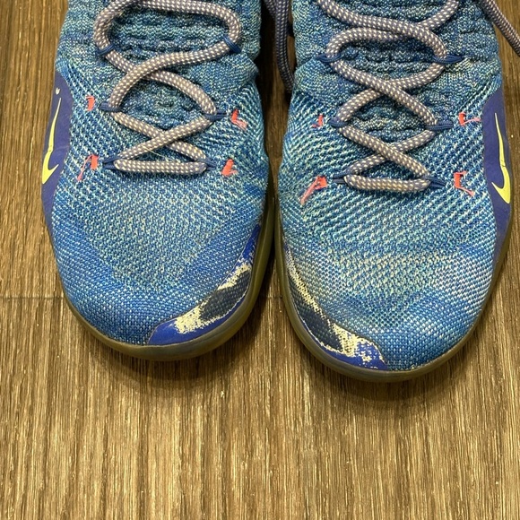 Nike Zoom KD 11 Paranoid Blue/Yellow Men’s Size 14 - Picture 6 of 9